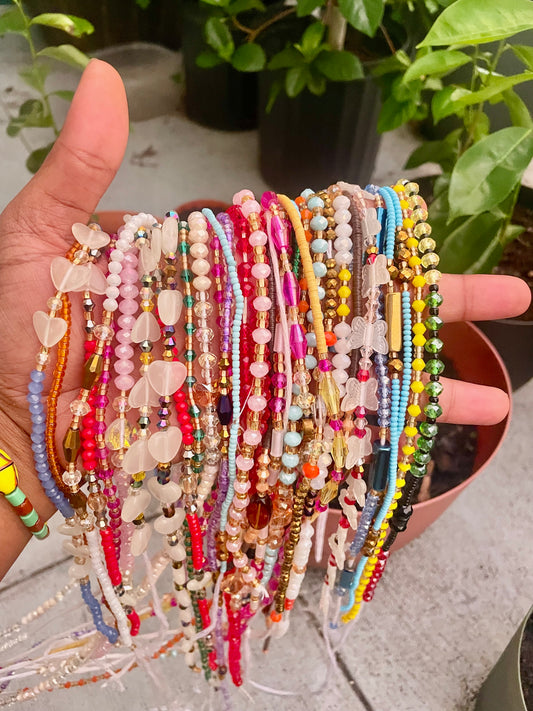 Jah’s Tie On Anklets