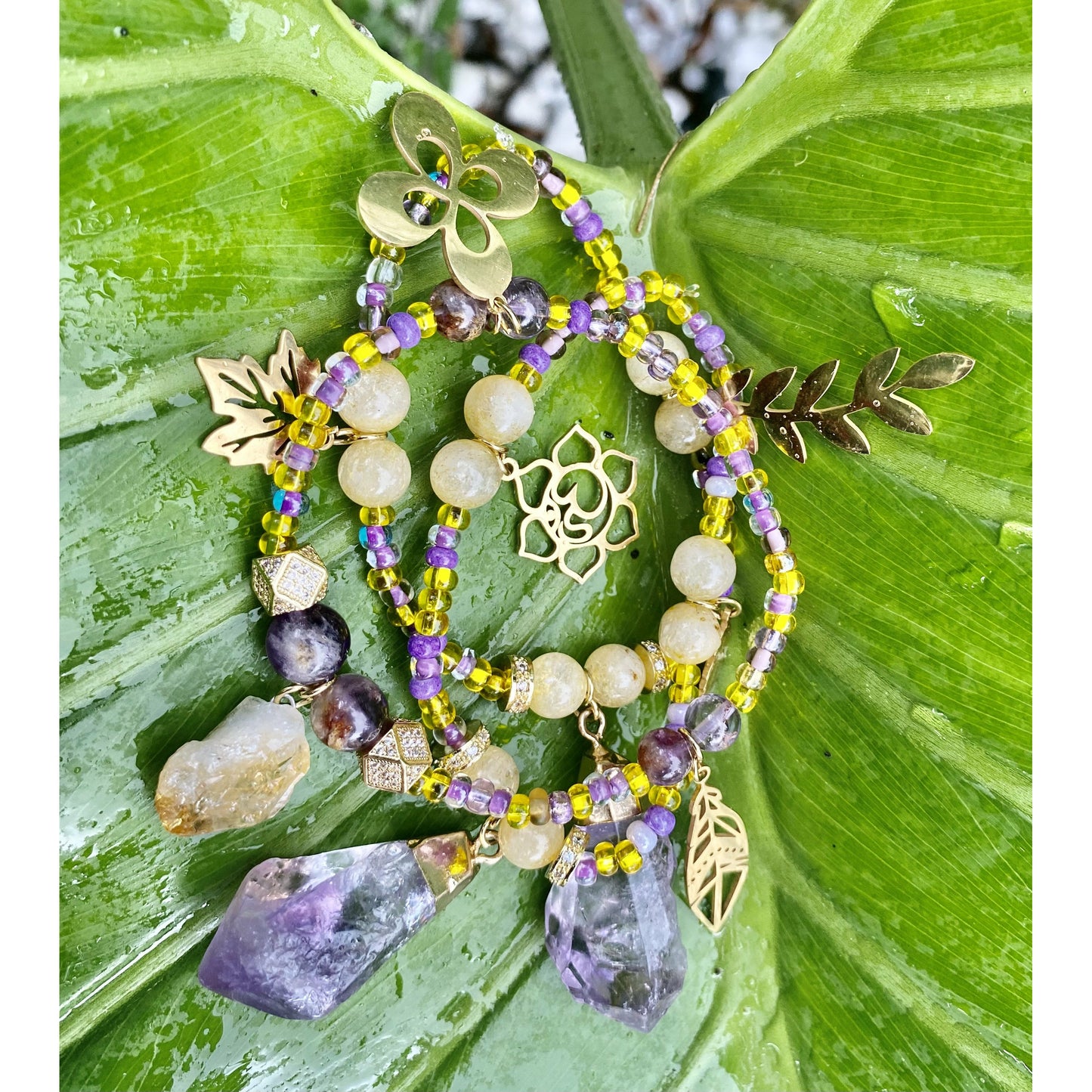 Lavender Lemonade Wrist Crown