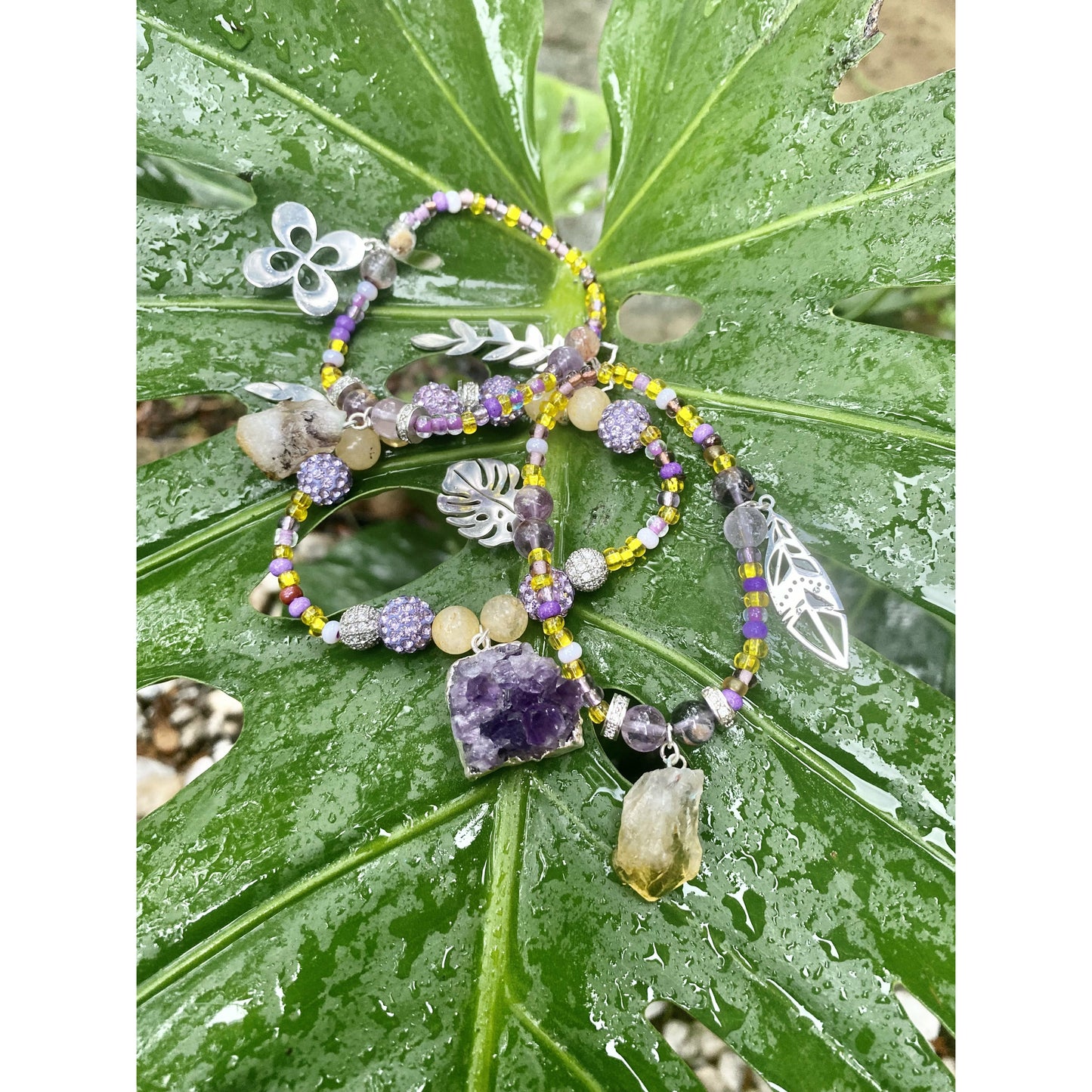 Lavender Lemonade Wrist Crown