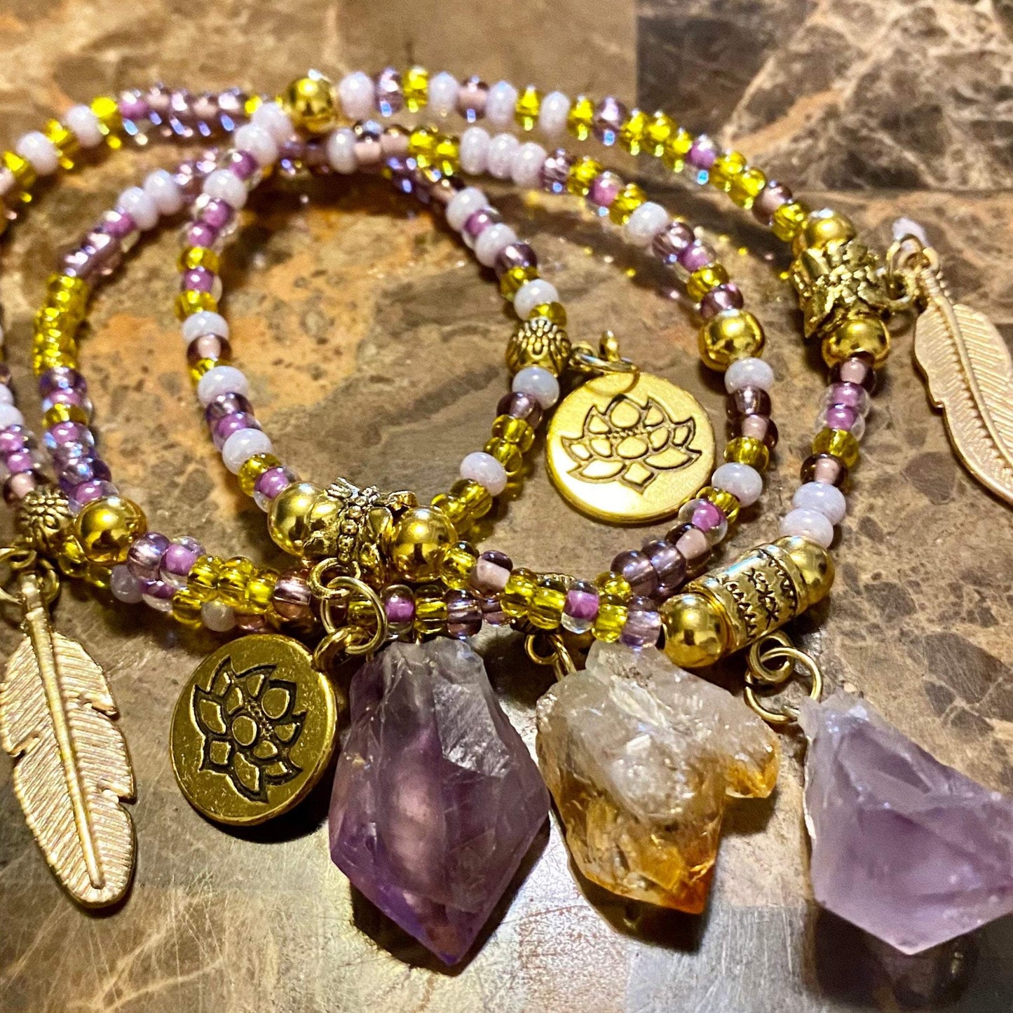 Lavender Lemonade Wrist Crown